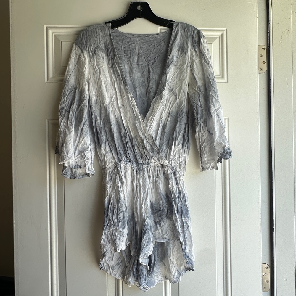 Planet blue romper